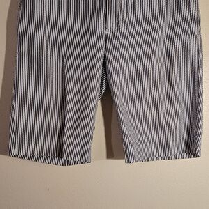 Ralph Lauren Blue & White Seersucker Bermuda Shorts